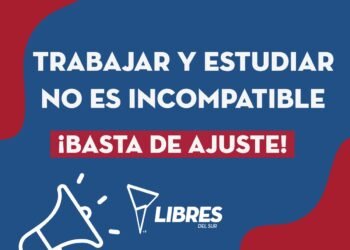 Silvia Saravia: Trabajar y Estudiar no son incompatibles! El ajuste del gobierno termina castigando a los más débiles.