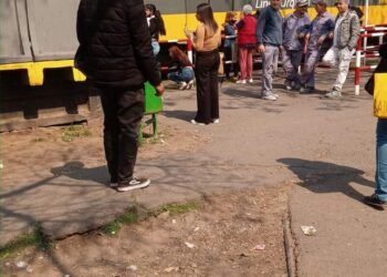 MARTÍN CORONADO:  TREN ARROLLÓ A UN MENOR .