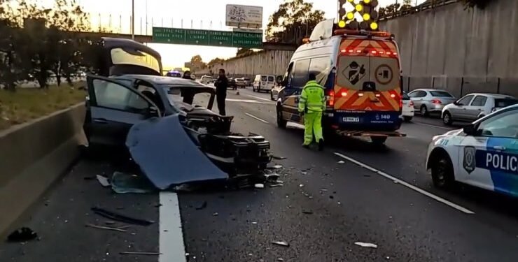 AUTOPISTA DEL OESTE: IBA EN CONTRAMANO CON SU AUTOMÓVIL Y ESTE FALLECE.