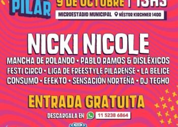 PILAR: Diego Torres, Emilia, Nicki Nicole y Mancha de Rolando tocarán gratis este fin de semana.