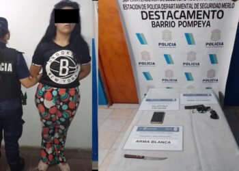 Merlo: Una mujer fue apuñalada por otra en plena vía publica