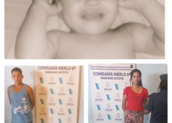 MERLO: MATARON A UNA BEBA DE DOS AÑOS SU MADRE Y LA PAREJA ESTÁN DETENIDOS .