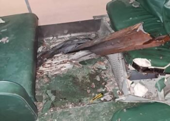 Parte de un riel atravesó un vagón y se le incrustó en la pierna a un pasajero en la línea ex Urquiza en Bella Vista.