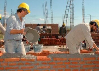 Moreno: Avanzan las obras del Plan Federal de viviendas en Barrio La Perla.