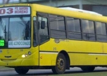 PARO LA LINEA 203 , POR AGRESION A CHOFER.