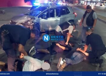 Impresionante persecución en Morón: Intentaron ingresar a robar en una vivienda y fueron detenidos por la Policía.