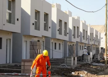 El Palomar: Avanzan las obras del Procrear.