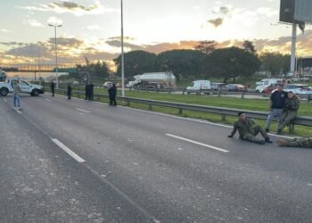 Un oficial murió y otro resultó herido en un accidente de tránsito cuando trasladaban a una policía baleada.