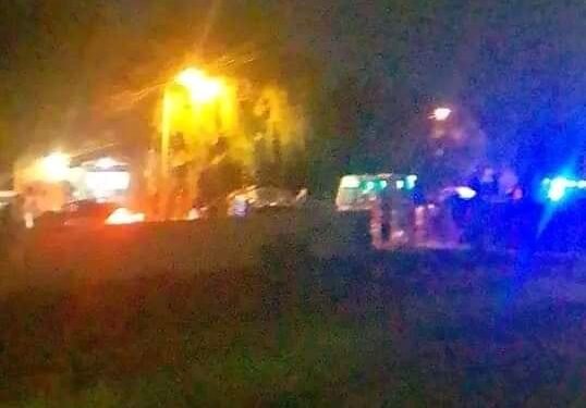 JOSE C PAZ: UN AUTOMOVIL CRUZO CON LAS BARRERAS BAJAS Y FUE EMBESTIDO POR UNA FORMACION DE LA LINEA SAN MARTIN.