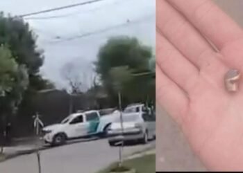 MERLO :TIROTEO EN LA PUERTA DE UN JARDÍN: LOS NIÑOS PERMANECIERON ENCERRADOS POR TEMOR A SALIR HERIDOS.