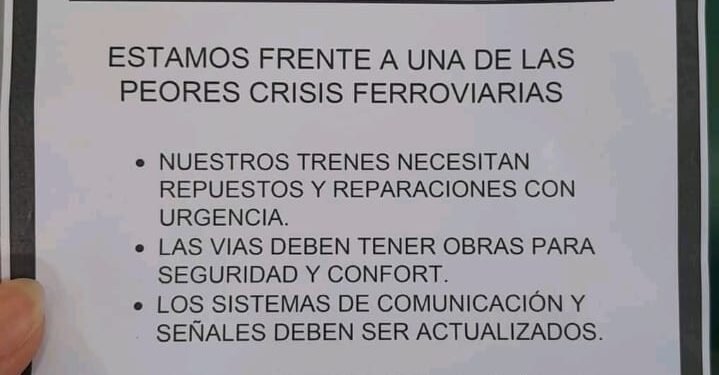 TRENES VAN A OPERAR CON DEMORAS .