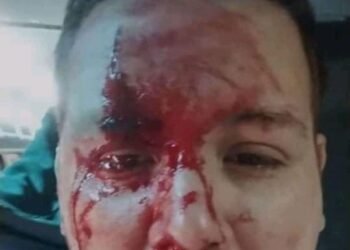 AGREDEN A CHOFER DE LA LINEA 338 TALP.