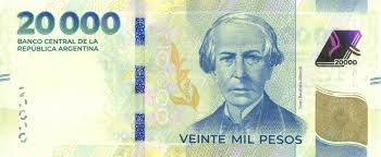 Cuales son las medidas de seguridad del nuevo billete de 20.000 pesos.