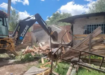 San Miguel: allanamiento y derribo de bunker de droga.