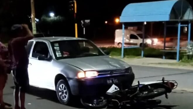 ESCOBAR: Un motociclista falleció tras ser atropellado por un auto.