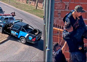 SAN MIGUEL: POLICIA MUNICIPAL TRAS PERSECUCION  DETIENE A DOS DELICUENTES .