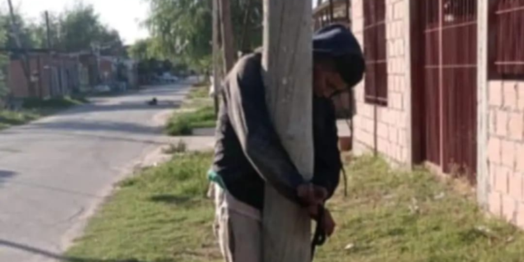 José C. Paz: Vecinos golpearon y ataron en un poste a ladrón, cansados de la inseguridad.