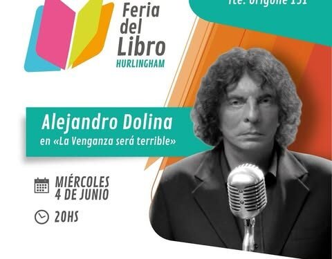 HURLINGHAM : SE VIENE LA FERIA DEL LIBRO DEL 4 AL 8 DE JUNIO.
