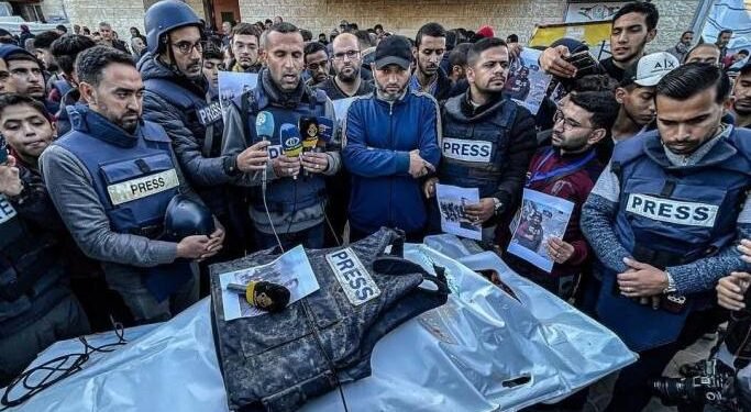 La FELAP repudia la matanza de periodistas en Gaza.