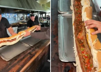 ITUZAINGO: Un choripán de un metro  la locura del Oeste que conquista paladares y redes sociales.