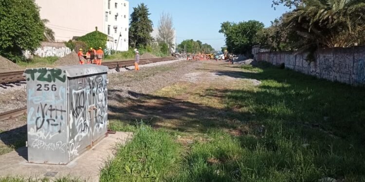 Servicio limitado en la Línea San Martín por obras en zona de Hurlingham.