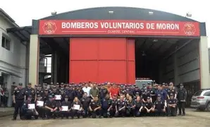 Murió un bombero en Morón y conmoción en la comunidad.