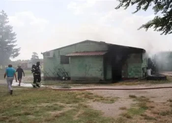 Incendio en el Club Italiano del barrio Reconquista, Merlo