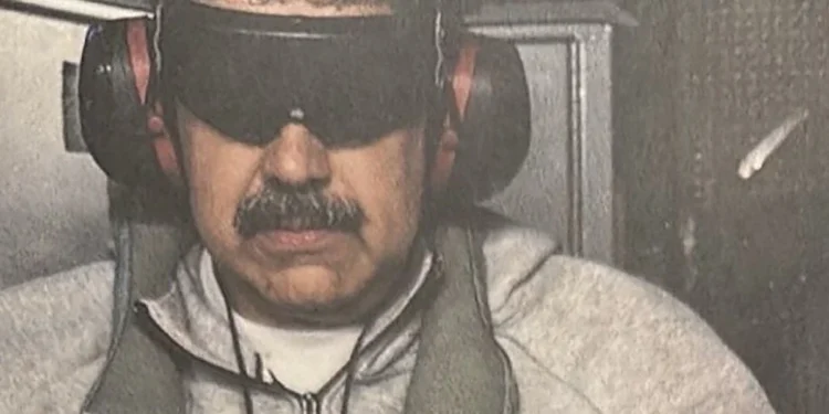 NICOLAS MADURO PRESO EN ESTADOS UNIDOS .