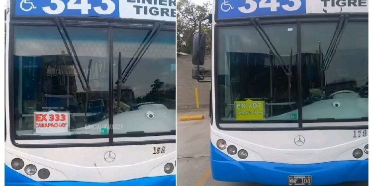 LA LINEA 343 SE HACE CARGO DE LA EX LINEA 333 Y 707.