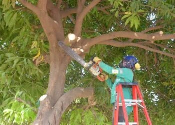 EL MUNICIPIO DE MERLO ATENDIENDO URGENCIAS EN LOS BARRIOS