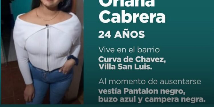 FLORENCIO VARELA : Buscan a Ludmila Oriana Cabrera, una joven de 24 años desaparecida .
