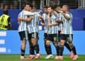 ARGENTINA GANO 2 A 0 A AUSTRIA CON DOBLETE DE MESSI .