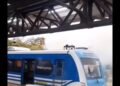 Un tren de la línea Mitre sufrió un arco voltaico en la estación 3 de Febrero.