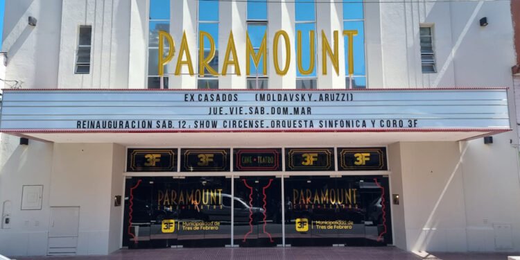 El Cine Teatro Paramount de Caseros vuelve renovado con grandes estrenos