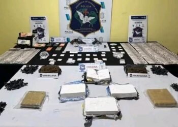 Cuatro detenidos y drogas valuadas en más de $115 millones tras siete allanamientos en Merlo