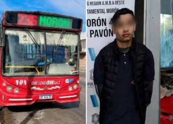 Hombre robó un colectivo de la Empresa 216 en Merlo y terminó detenido en Morón