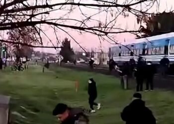 Interrumpieron el servicio del tren Ezeiza-Cañuelas por una persona embestida