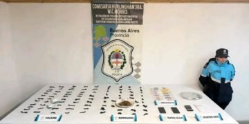 William Morris: Allanamiento en el Barrio San Damián secuestraron drogas y dinero